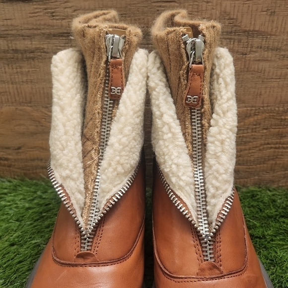 New Sam Edelman Linds Layered Booties Sz 9.0 - Picture 13 of 14